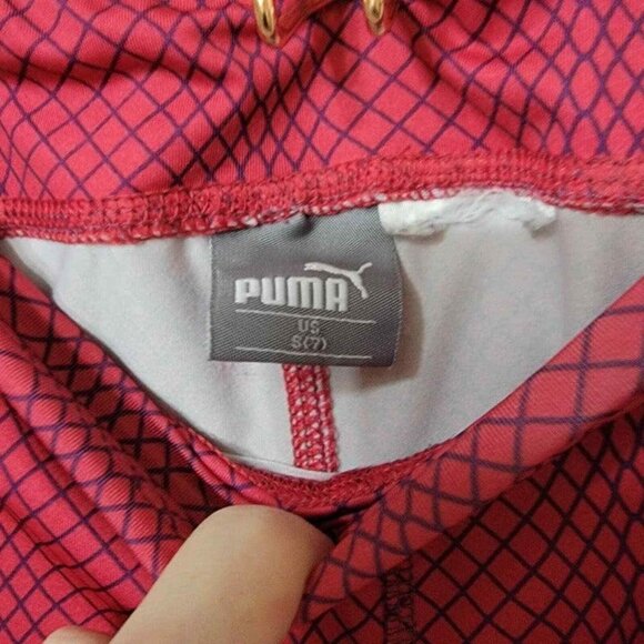 Puma Activewear Leggings Womens Size 7 Multicolor Stretch Material 21 Inseam - Picture 4 of 6